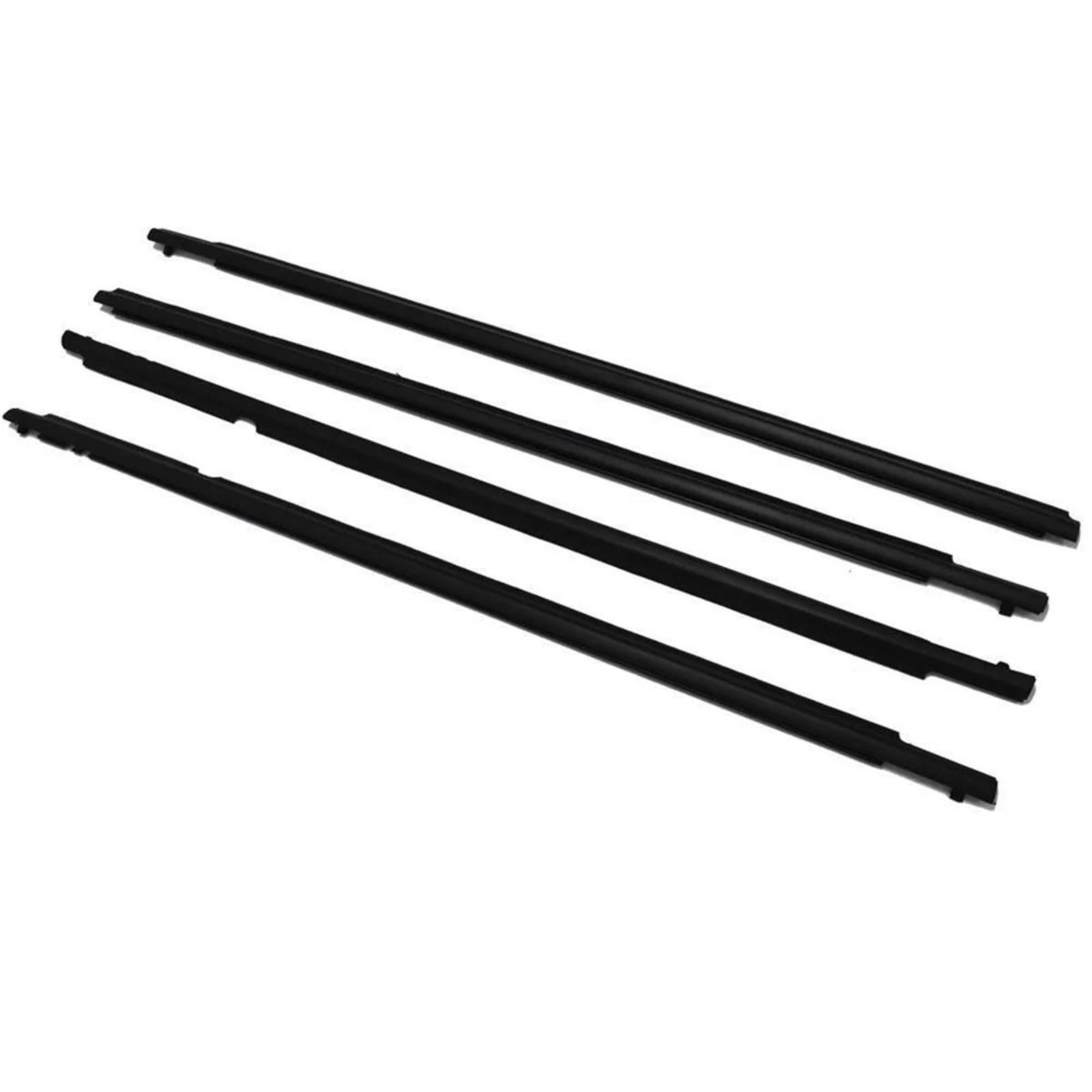 Nmjlqw One Color 4Pcs Car Windows Rubber Weatherstrip Waterproof Pressure Strip Sealing Belt Trim For Toyota For Corolla 2007-2013