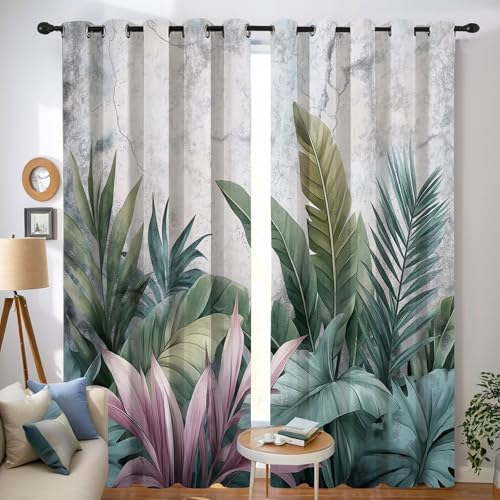 Rideau moderne 3D impression tissu polyester isolant au fini marbre vintage - 3