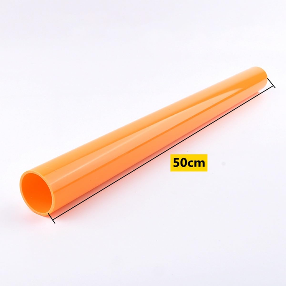 2szt. Średnica 20-50mm Pomarańczowa rura PCV, długość 50cm Rolnictwo Nawadnianie ogrodu Akwarium Rura wodna Łącznik rurowy