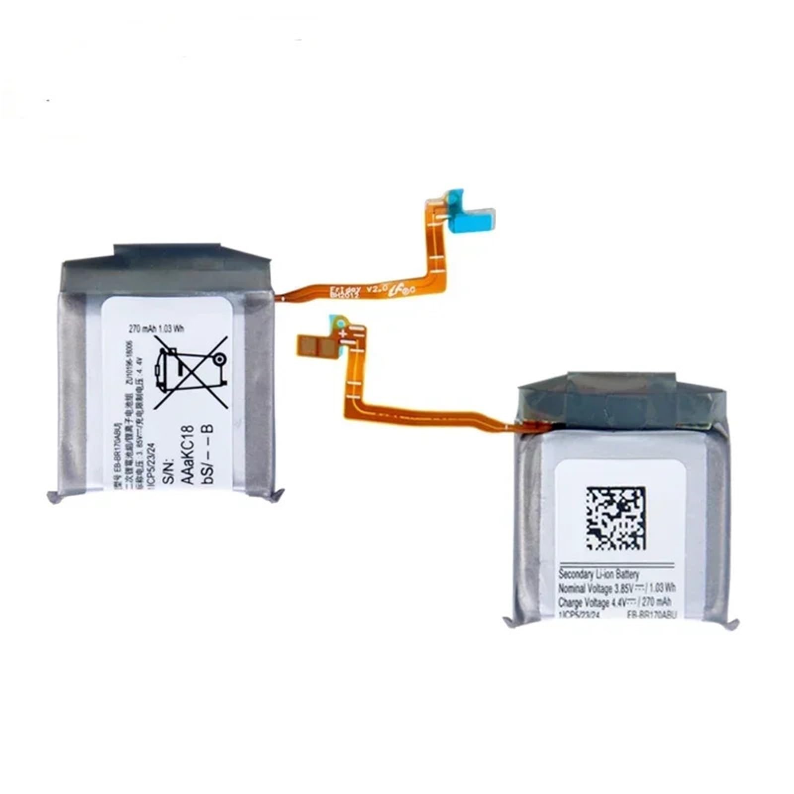 Batteria EB-BR170ABU 270 mAh for orologio EB-BR170/R170/Br170 con strumenti