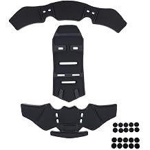 Motorcycle Helmet Liner for GMax OF-77 2018-2026, Removable & Breathable Helmet Protection Liner Pad, Washable Interior Padding Replacement, Easy Installation,B Black