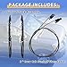 SleYuYir Sunroof Glass Cables and Track Assembly Repair Kits Compatible with Ford F150 F250 F350 F450 2015-2020 OE# FL3Z16502C22,FL3Z1651071A,FL3Z1651071B,AP363380