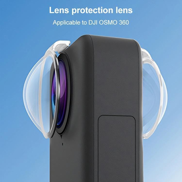 Miniatura 5 de Protector de lente para DJI Osmo 360, protector de lente de PC de alta transparencia, resistente a los arañazos y al polvo para lente de cámara
