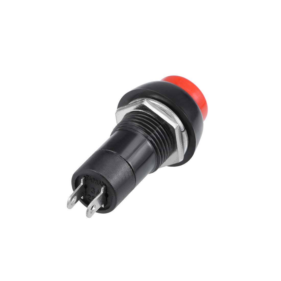 5 X Red Round 12mm Push Button Switch Momentary NO Normal Open OFF-ON 2 Pin - Foto 10