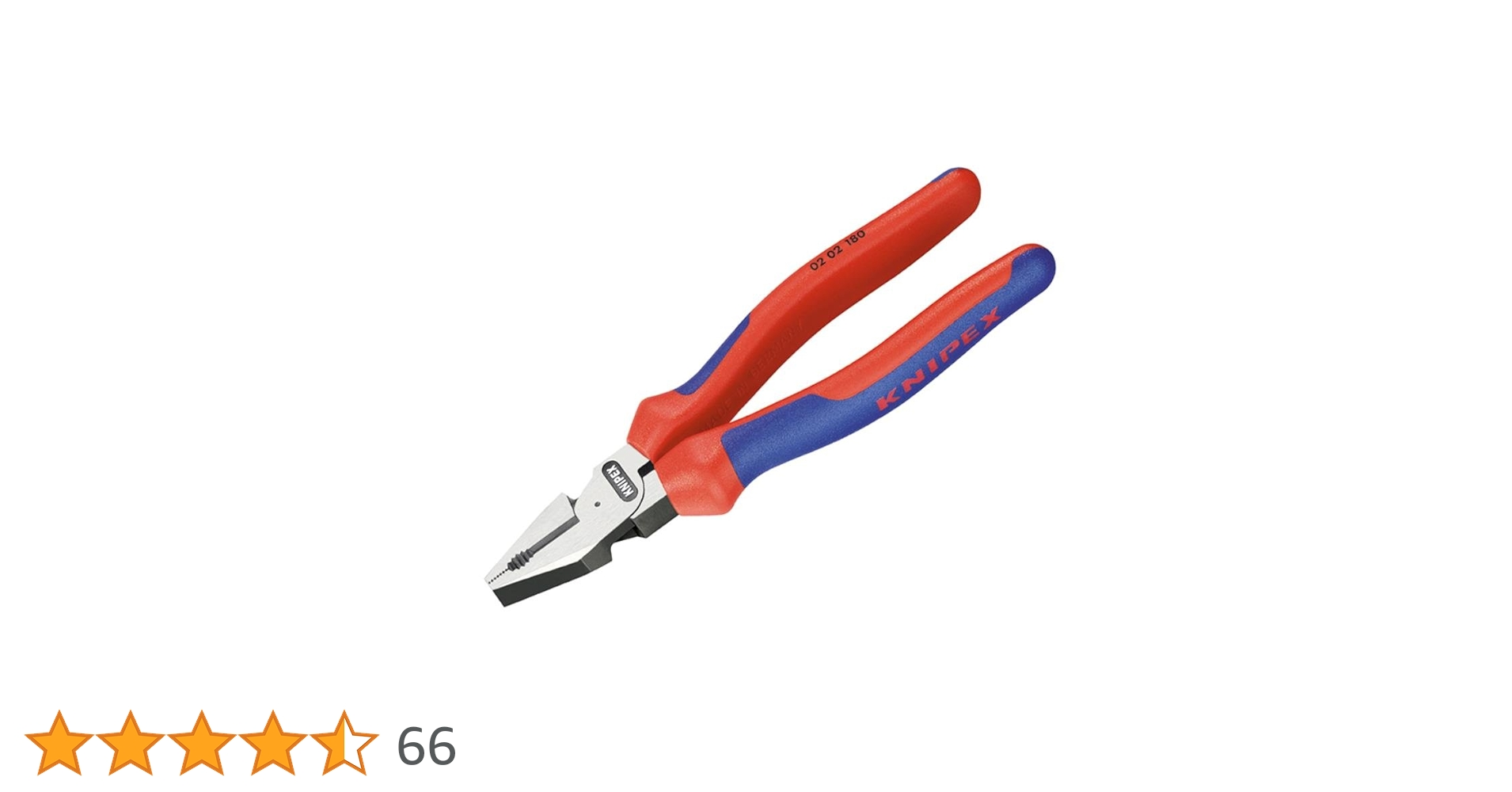クニペックス KNIPEX 7402-180 強力型斜ニッパー(硬線用) (SB