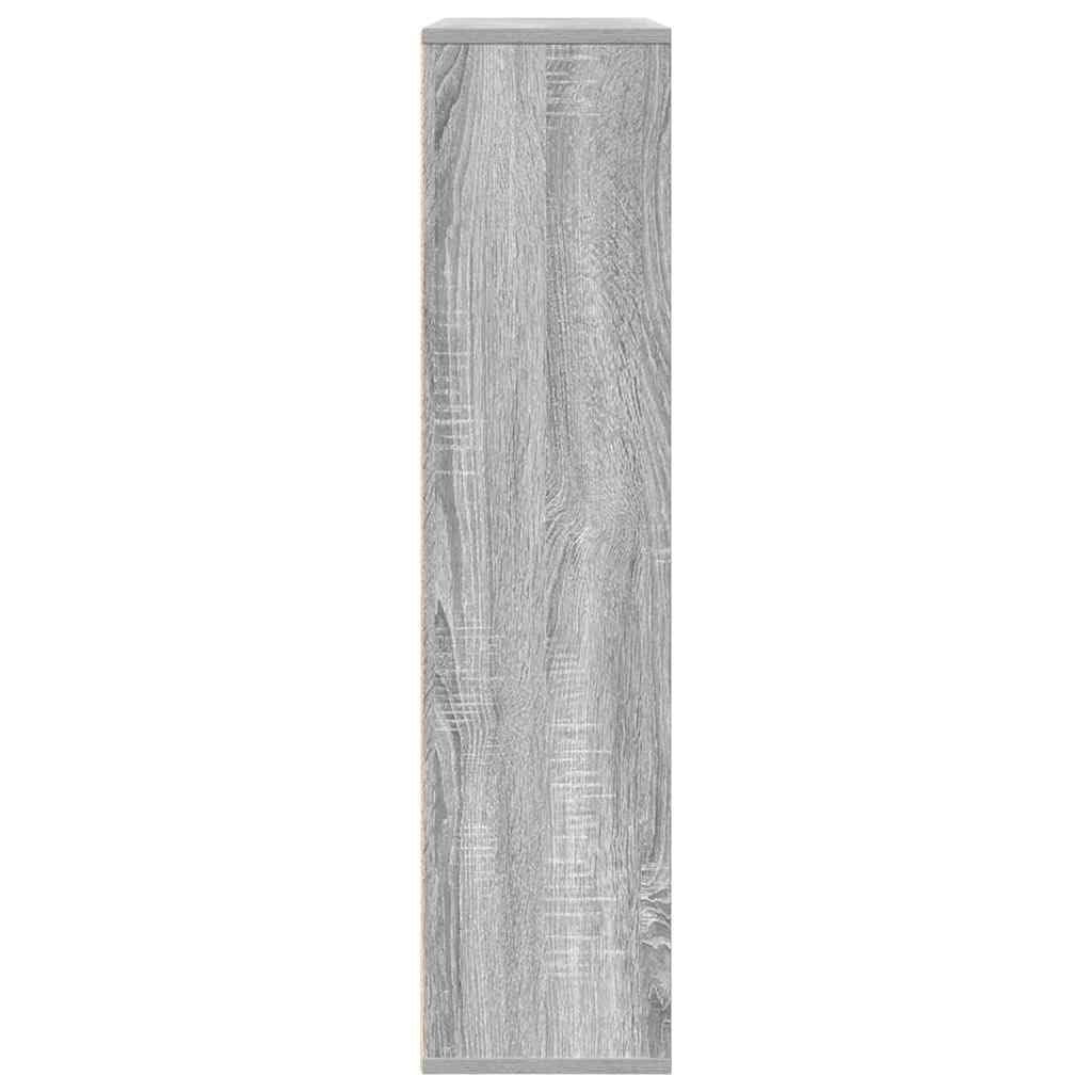 Generisch Bücherregal Grau Sonoma 89x24x101,5 cm Holzwerkstoff,Möbel,Regalsysteme,Bücherregale Bücherschränke-860405