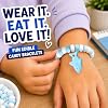 Shark Candy Bracelets 30 Count Bulk Value Pack, Individually Wrapped Suckers Cute Fun Summer Themed Favor Ocean, Under the Sea Birthday Treats Shark Party Favors Goodie Bag Stuffers for Kids Pinata Filler