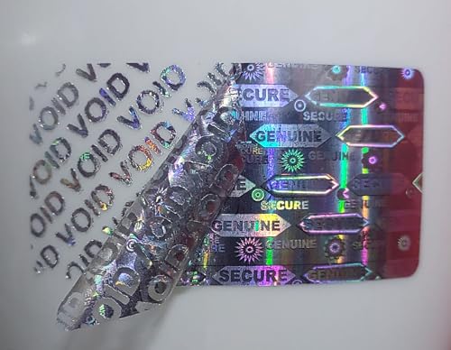 Image of LEPAH Hologram Sticker Secure Genuine, 180 Pcs, 25mmx50mm | VOID Tamper Evident