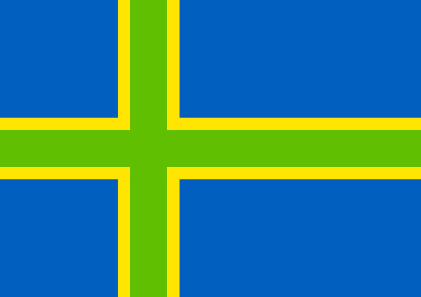 Drapeau Vendsyssel paysage 1.35m² pour pavoiser votre jardin