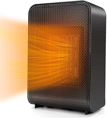 LYANXI Calentador eléctrico portátil con protección contra descarga y sobrecalentamiento con termostato...
