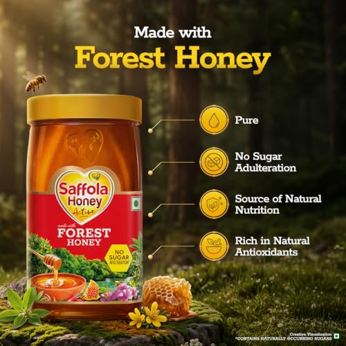 Saffola Store Saffola Honey Active Pure Honey - Image 4