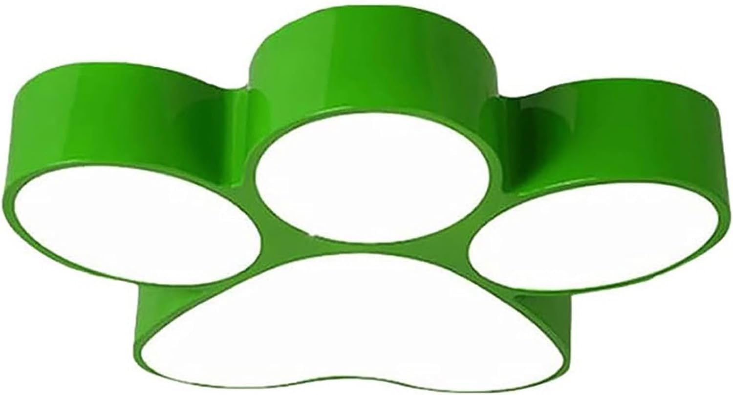 Plafonnier encastré de dessin animé moderne LED chien patte luminaire 45cm