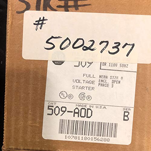 Allen-Bradley Motor Starter Nema 0 Modelo 509-AOD 3F 115/120 V miniatura 4