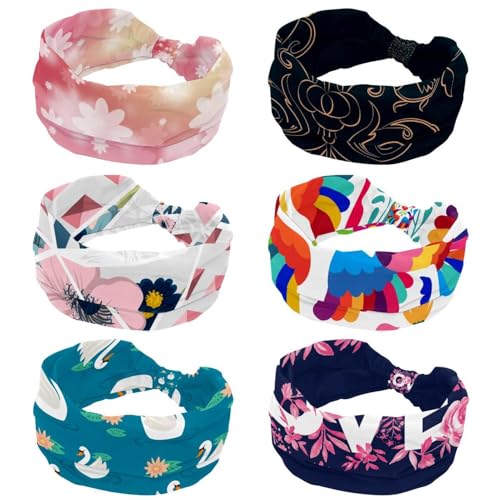 Bandeau élastique sport femme pour entraînement fitness lot de 6