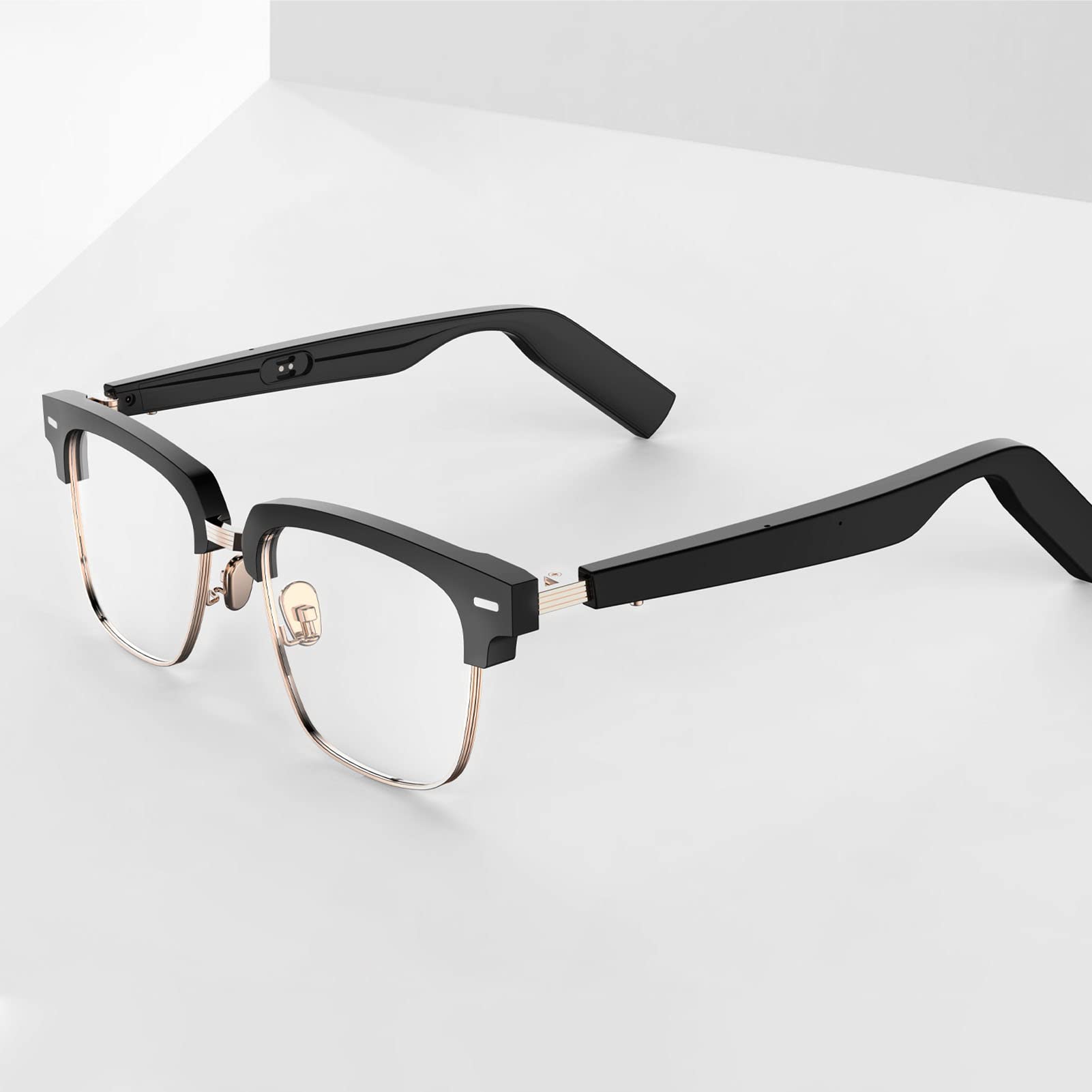 Occhiali Intelligenti, Occhiali da Sole per Chiamate Musicali Wireless BT5.0 Microfono Integrato, Altoparlante Ad Orecchio Aperto, Occhiali da Sole Intelligenti con Controllo Tattile Impermeabili IP67