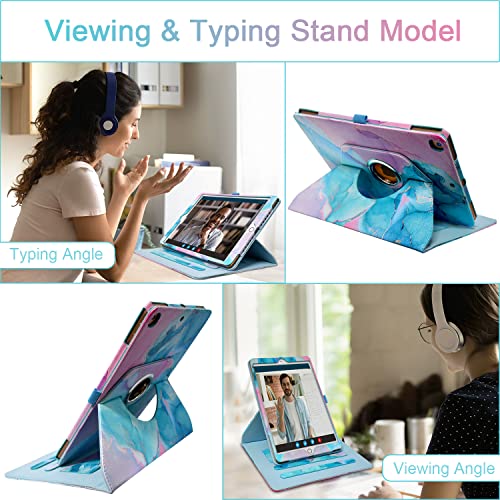 ZoneFoker Case for iPad 9th/8th/7th Generation, iPad 10.2 inch Case 2021/2020/2019, 360 Degree Rotating Stand - Image 4