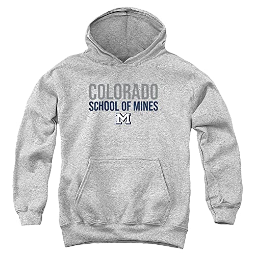 Colorado School of Mines Official Stacked Youth Kids Boy/Girls Pull-Over Hoodie Sweatshirt