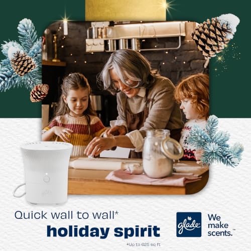 Glade Scent Flow PlugIns Air Freshener Starter Kit, Twinkling Pine & Cedar, 1 Device + 1 Refill, 0.67 fl oz - image 2