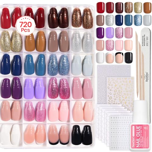 Beetles Press On Nails Kit - Bubble Pop | 720Pcs