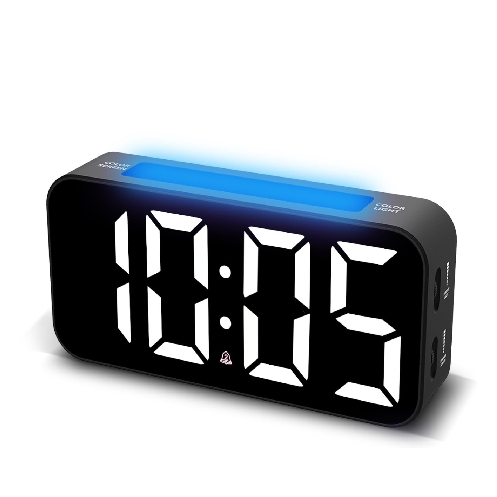 Topski Loud Alarm Clocks for Bedrooms, Digital Clock with Night Light, Large Display, USB Charger, Dual Alarm, Snooze, Dimmable Bedside Clock for Kids Heavy Sleepers Teens Boys Girls