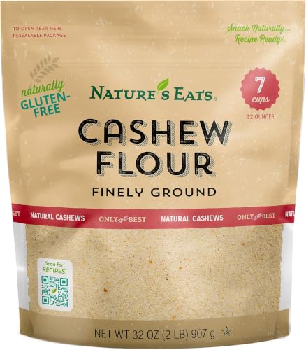 Nature's Eats Cashew Flour Finely Ground, 32 Ounce (Pack of 5) image 3