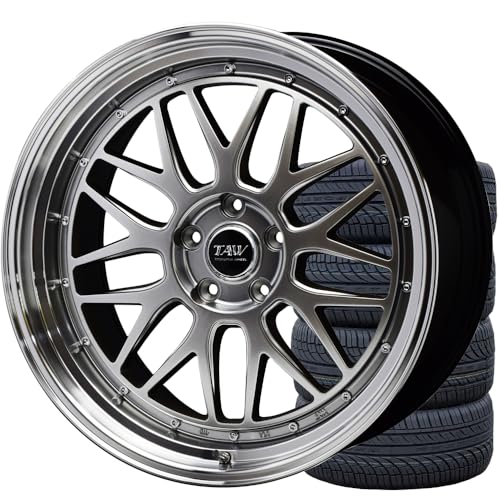 Amazon | 20インチアルミホイールタイヤセット Leowing FM9 Mシルバー