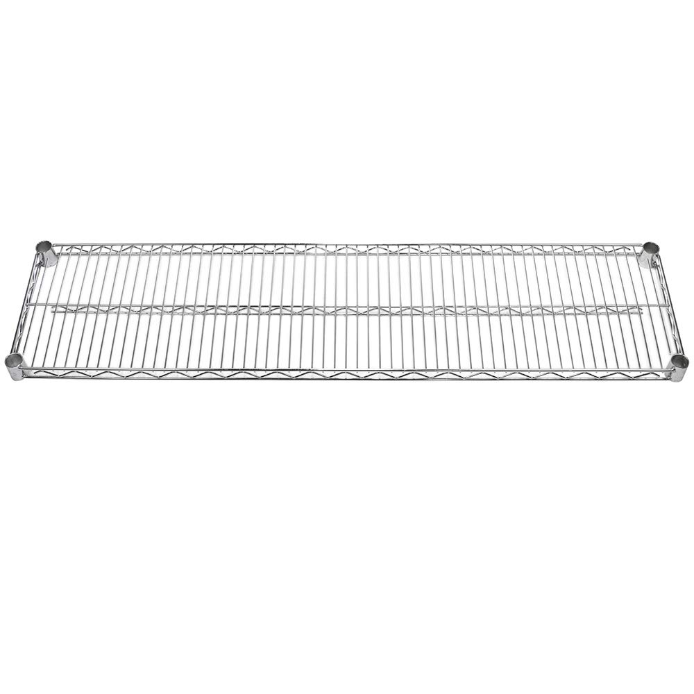 Shelving Solution 3-Tier Chrome Wire Shelving, 12