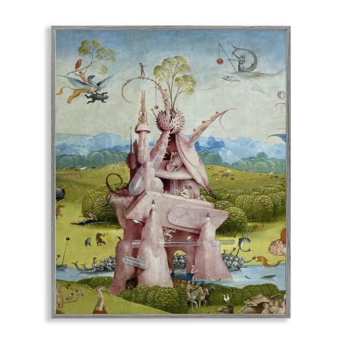 Hieronymus Bosch Garden Detail, 24 x 30 Inch Framed Giclée Print
