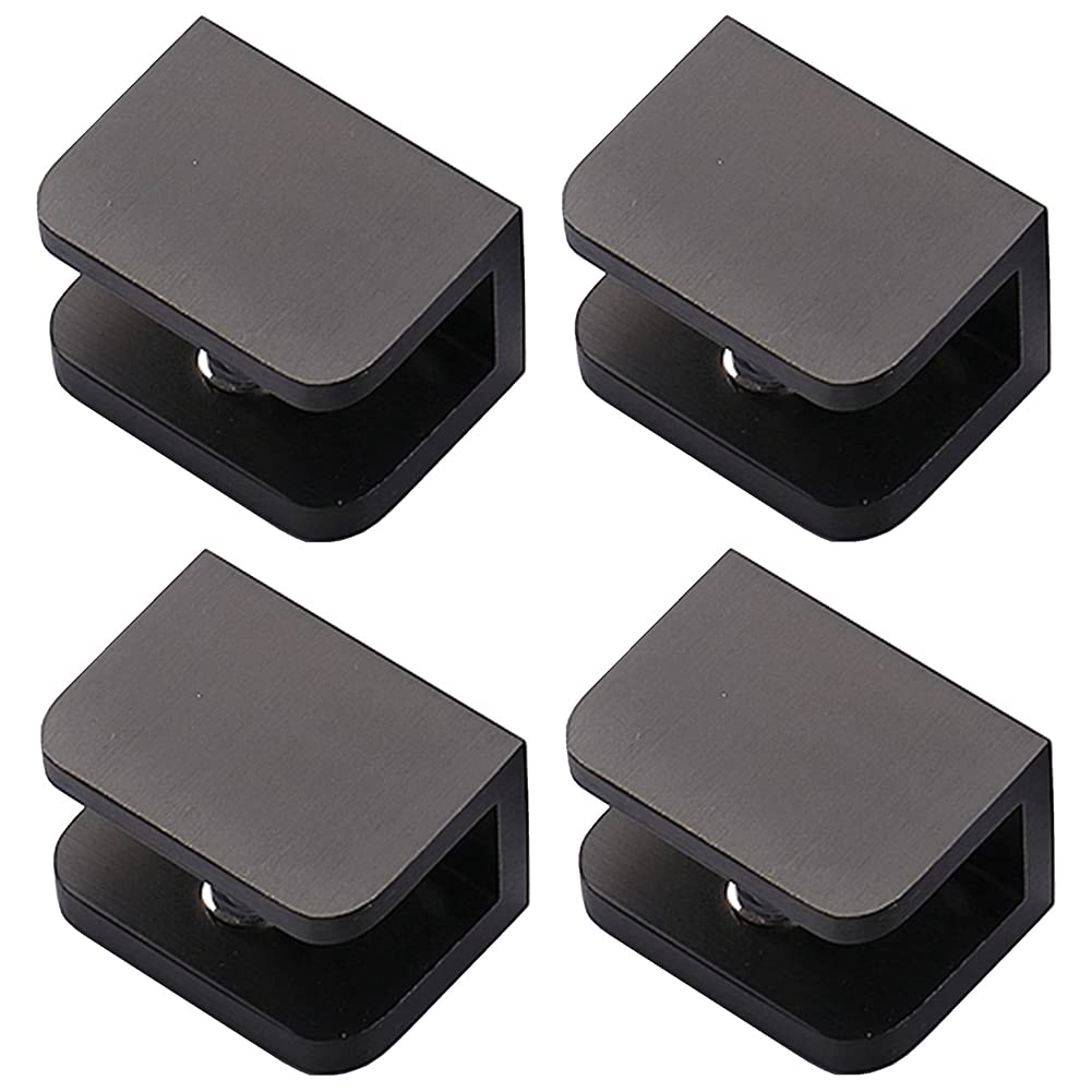 Lot De 10 Pinces à Verre LukLoy Pour Verre De 10 à 12 Mm, Sans Perçage Dans Le Verre - Support Doré (doré, 10