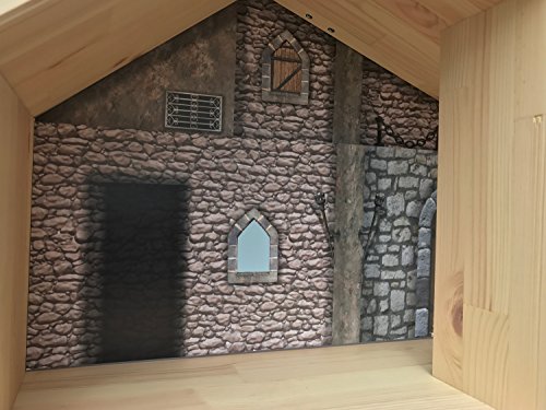 Ritterburg Aufkleber | PHF04 | passend für das Puppenhaus FLISAT von IKEA (Puppenhaus nicht inklusive) | STIKKIPIX – Bild 3
