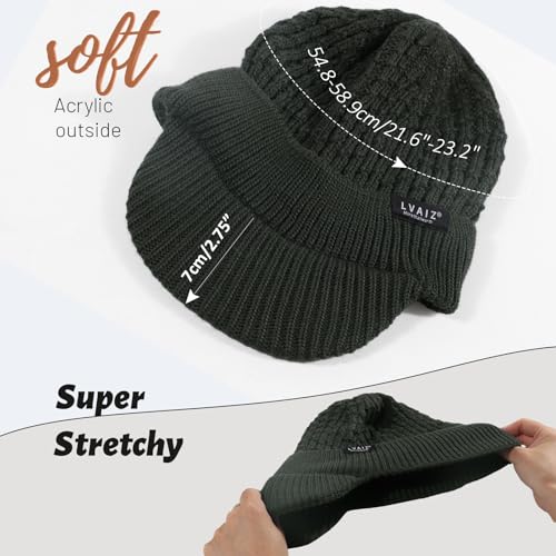 Gorro de invierno para mujer con forro de satén miniatura 4