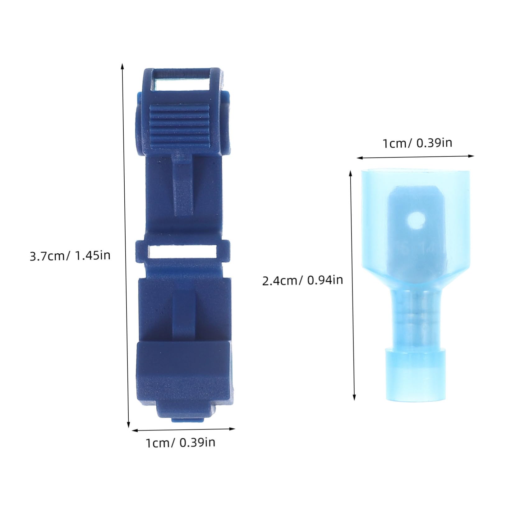 KICHOUSE 30 Sets Brass and Splice Connector PVC Quick Splice Connector Wire Connectors Splice Wire Connectors
