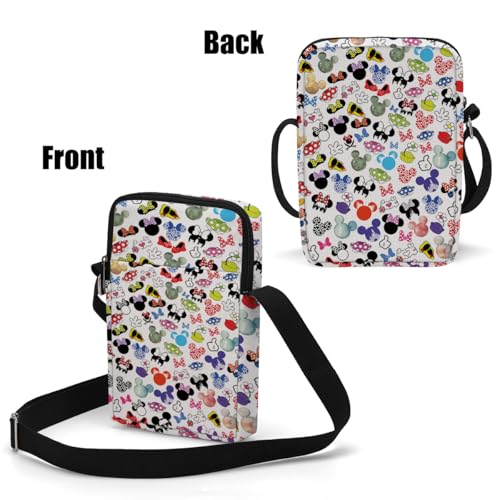 Image of Anime Fans Cute Cross Body Bag Anime Gifts Phone Bag Shoulder Bags Adjustable Shoulder Straps Sling Bag Japanese Gifts