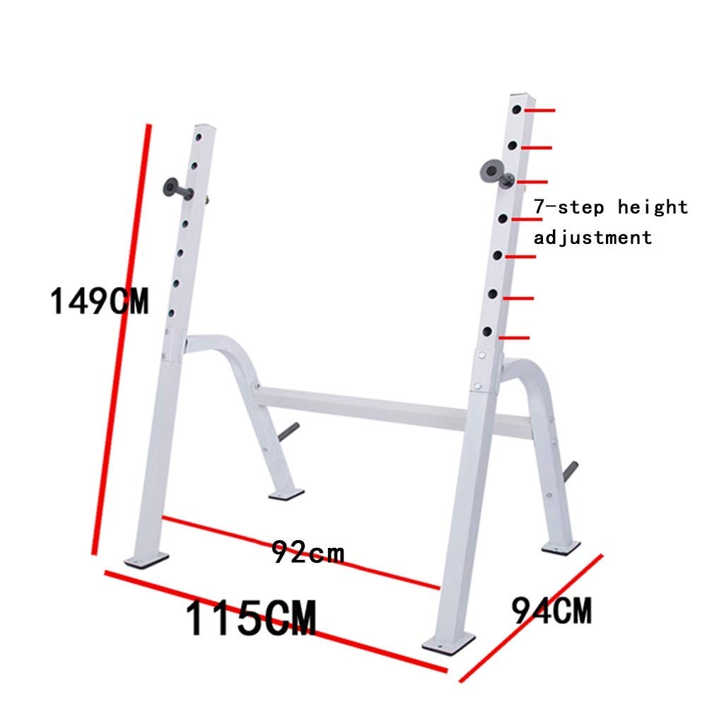 Soportes para Mancuernas para Entrenamiento de Fuerza, Equipo de Fitness Multifuncional, Soportes para Sentadillas, Soportes para Press de banca, Soportes para sentadill