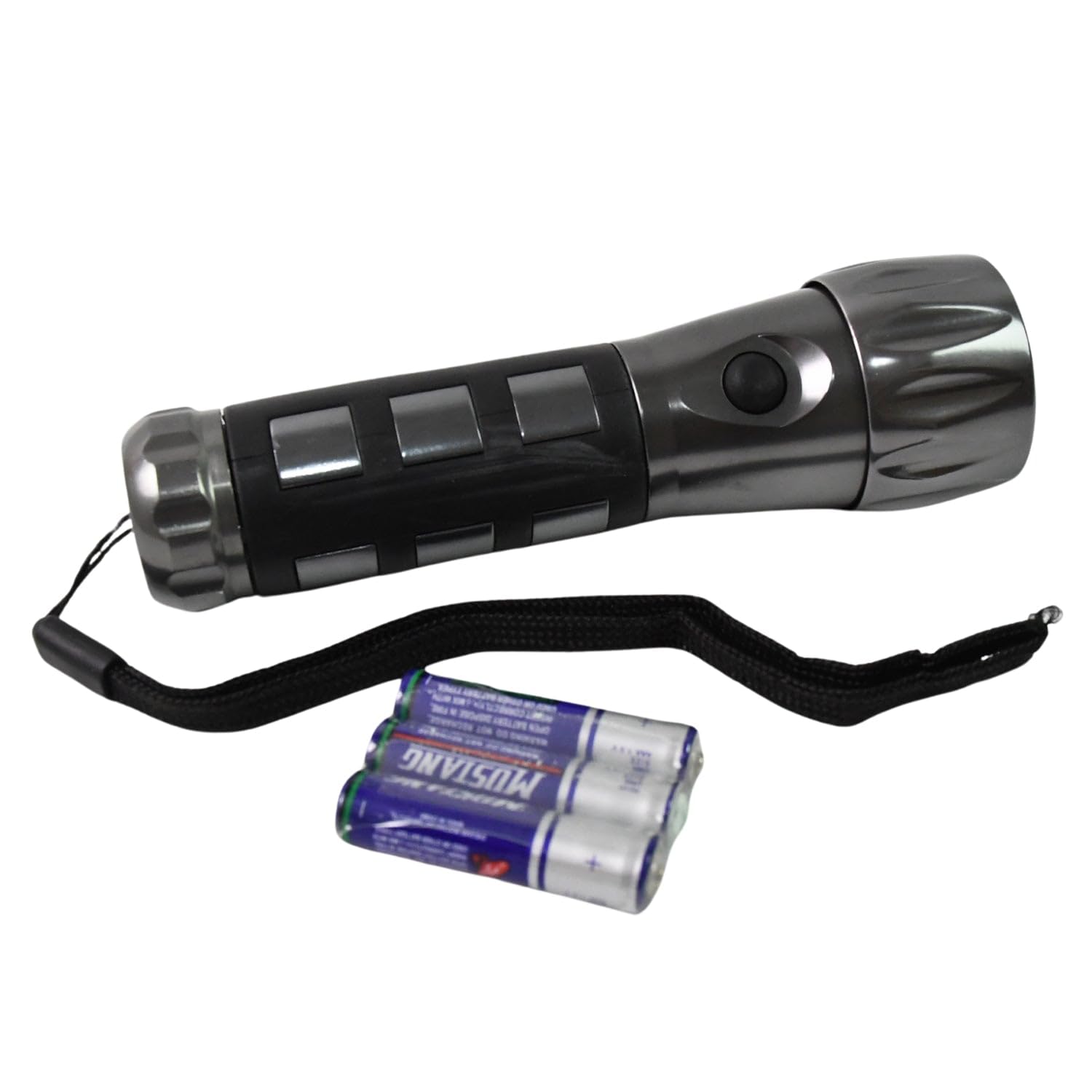 Durable Aluminium LED/Xenon Hand Torch with Rubber Grip – Compact & Powerful Flashlight, Powered by 3 x 1.5V AAA Batteries (Not Included), Ideal for Outdoor, Emergency, and Everyday Use-image-14