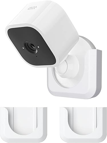Blink Mini - Soporte de pared adhesivo para cámara, fuerte adhesivo duradero, soporte de montaje de cámara para Blink Mini cámara interior, sin