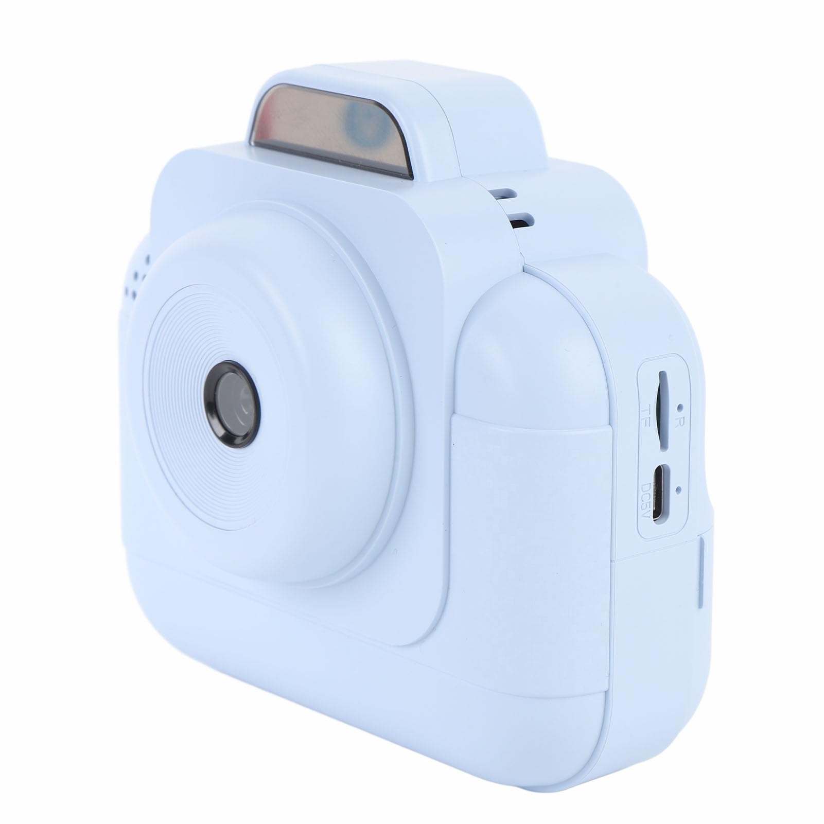 Sxhlseller Cámara de Impresión Instantánea para Niños con Pantalla HD de 2,4 Pulgadas, Fotografía de 48 MP, Vídeo 1080P, Zoom Digital 6X, Filtros y Juegos, Incluye 3 Rollos de Papel de Impresión,