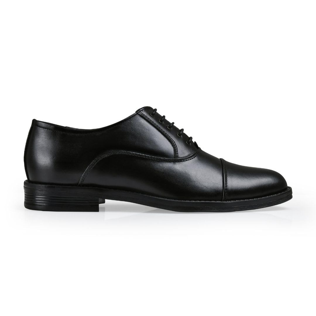 Chardonnay Men's Leather Oxford Formal Shoes | Comfortable Cushioned Dress Shoes for Office & Business