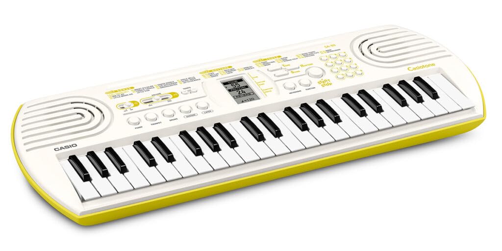 Kit Tastiera Casio SA80 (Fondo Verde) con Alimentatore, Borsa ffalstaff imbottita e E-book "Suona la Tastiera" (SA80+ Borsa ffalstaff + Alimentatore)