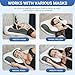 Elviros Cervical Neck CPAP Pillow for Sleeping, Ergonomic Adjustable Height Neck Support Memory Foam Bed Pillow for CPAP Users with Sleep Apnea, Suitable for Side and Back Sleepers