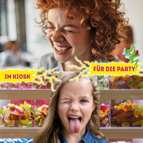 Center Shock Mystery, Box mit 100 Kaugummis, Extra-sauer, Zufallsgeschmack, geeignet für Geburtstag und Weihnachten, 400g – Ansicht 5