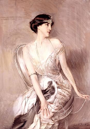 Impression d'affiches Affiche Toile Geneviève Lantelme par Giovann Décoration Mural Portrait 60x90