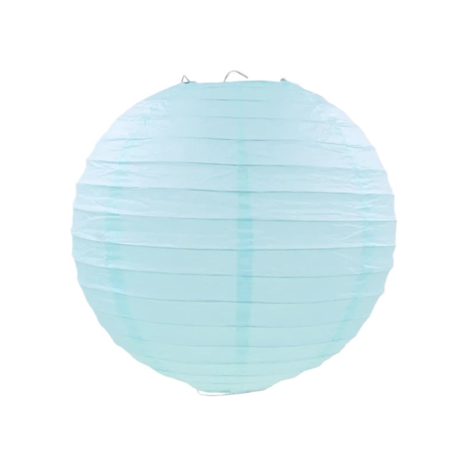 Lanterne papier bleu ciel de 30 cm idéale pour illuminer un mariage champêtre
