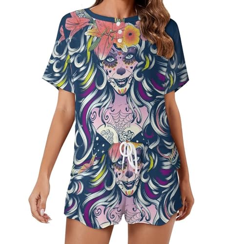 Vêtements de nuit ete contre la chaleur nocturne avec ce pyjama short fluide