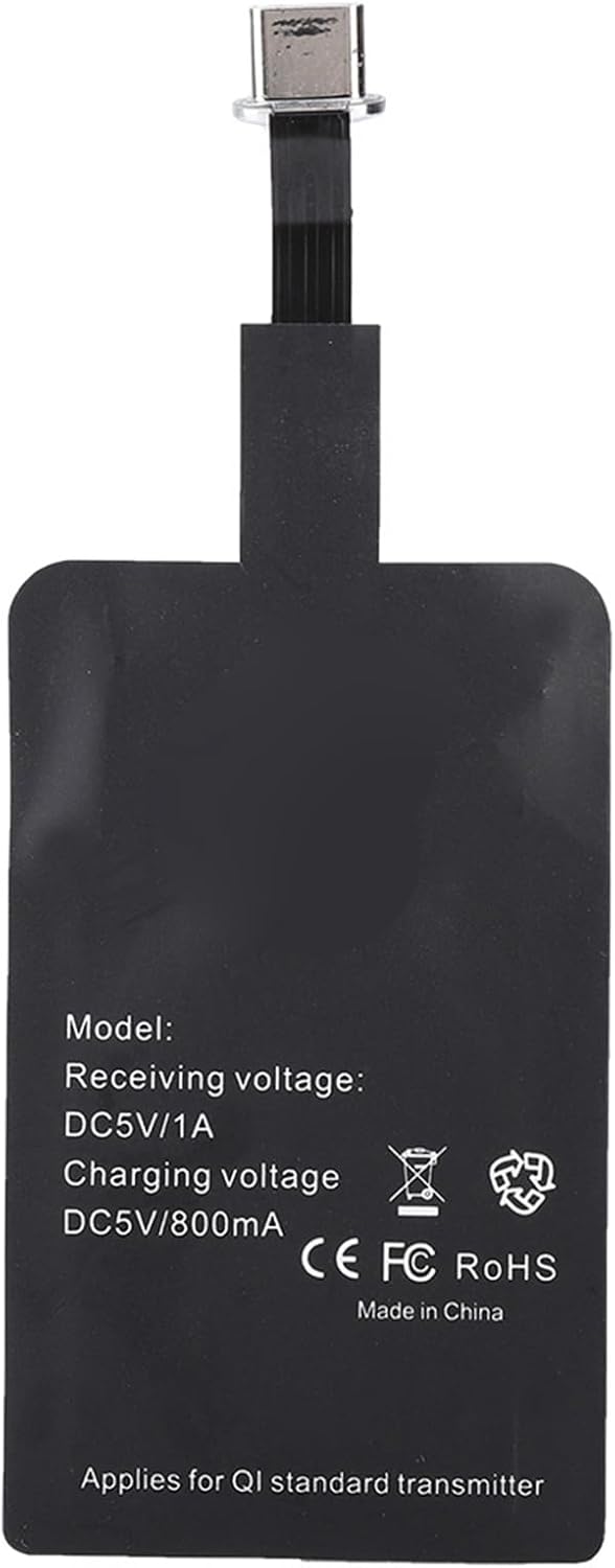 Upgraded Wireless Charger Adapter Receiver Module for Fast Charging Mobile Phones At Home or Work (#2)