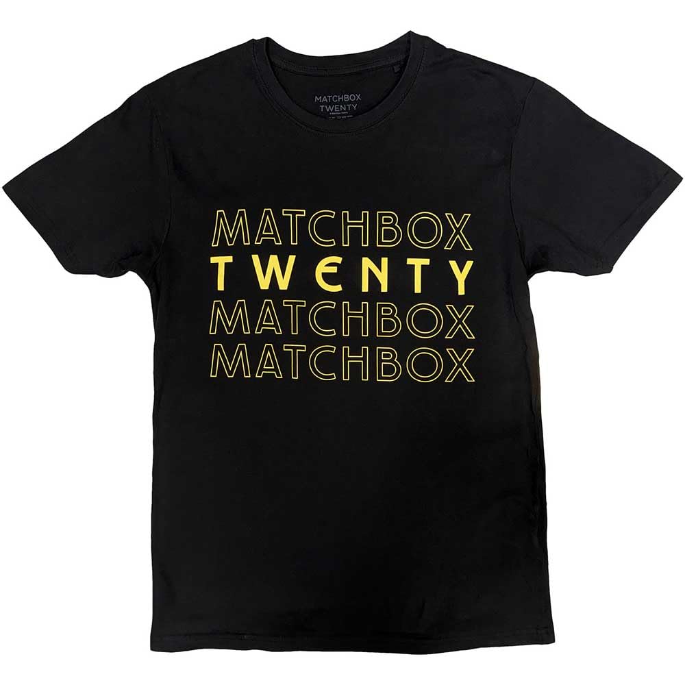 Rock Off officially licensed products Matchbox Twenty Ditto Band Logo T Shirt S Black
