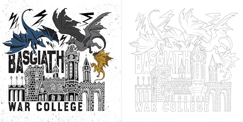 Image of Fourth Wing: The Official Coloring Book