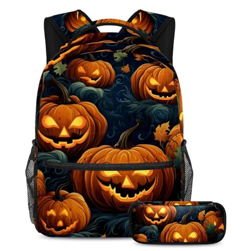 Sac à dos citrouilles d'Halloween pour l'école et les sorties de vos enfants et ados