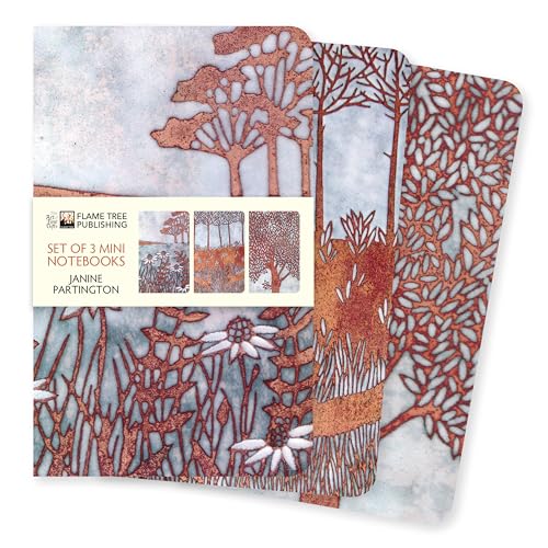 Janine Partington Set of 3 Mini Notebooks (Mini Notebook Collections)
