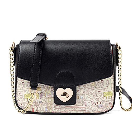 Petit paquet carre de style retro sac messenger leger pour femme active